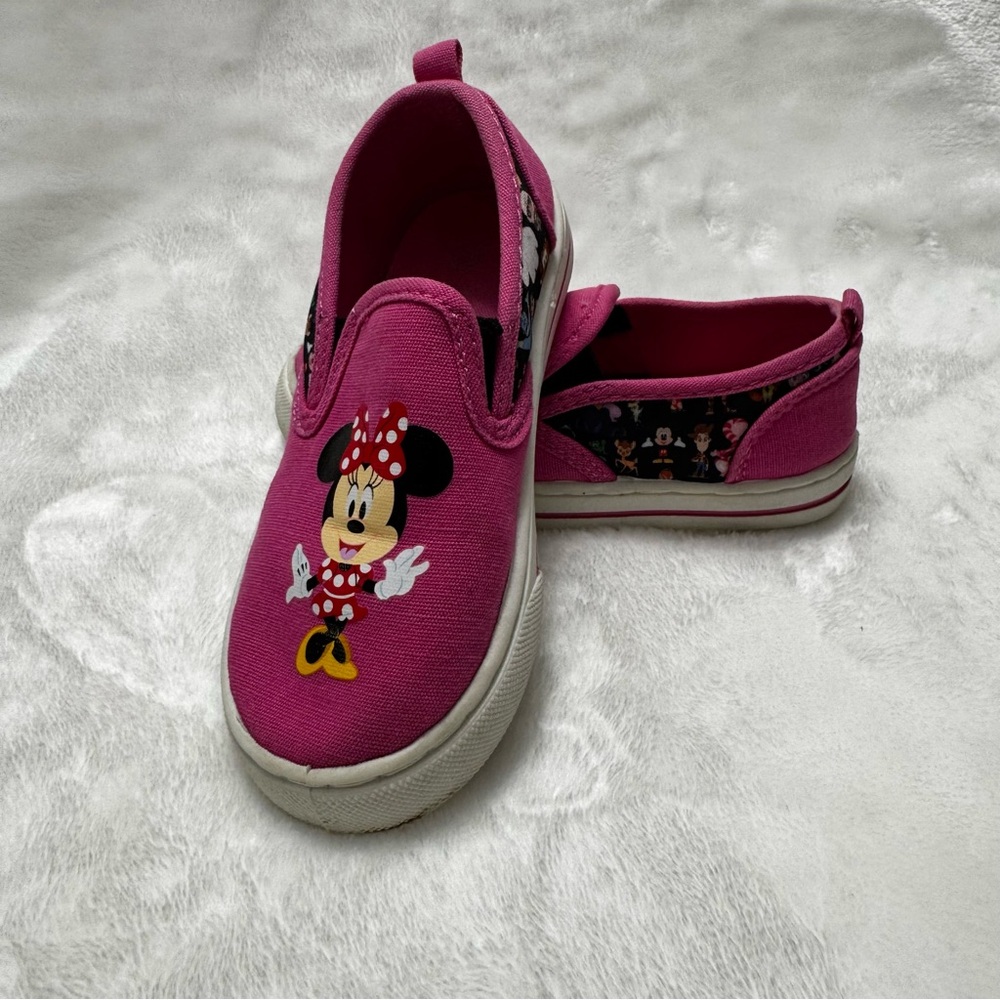 Disney Minnie Mouse Pink Sneakers for Kids - Size 9 - GREAT Condition!